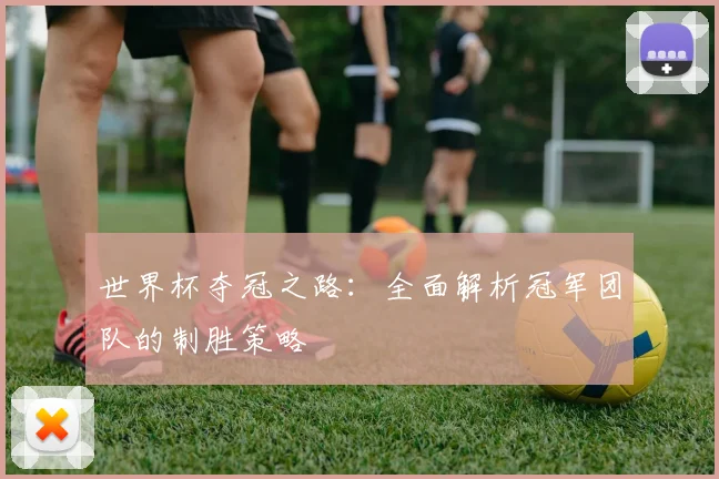 世界杯夺冠之路：全面解析冠军团队的制胜策略