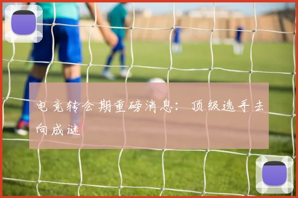 电竞转会期重磅消息：顶级选手去向成谜